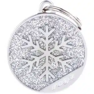Myfamily Circle Rogz snøfnugg ID tag
