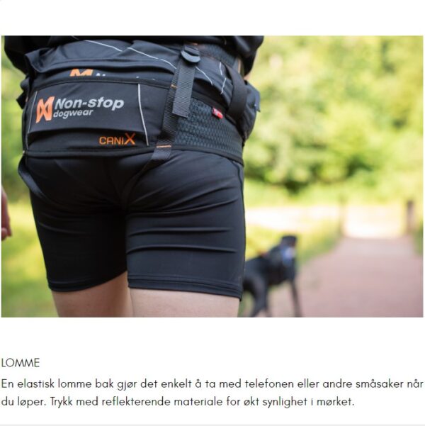Non-Stop Dogwear CaniX Belt Magebelte / Trekkbelte / Løpebelte