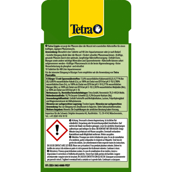 Tetra Crypto tabletter