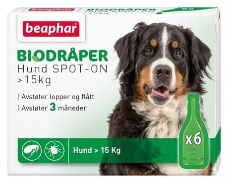 Beaphar Biodråper til hund over 15kg