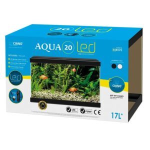 Akvarium Svart Aqua 20 Ciano