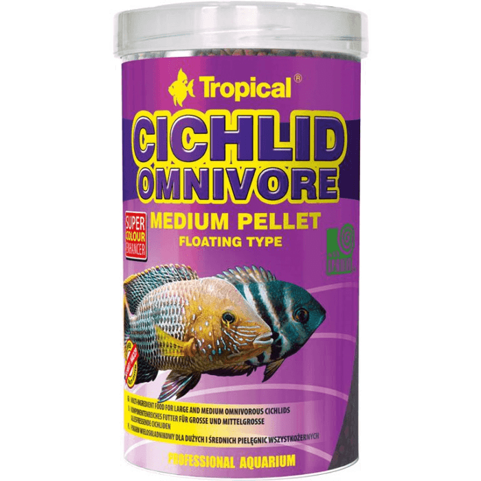 Tropical Cichlid Omnivore Medium Pellet