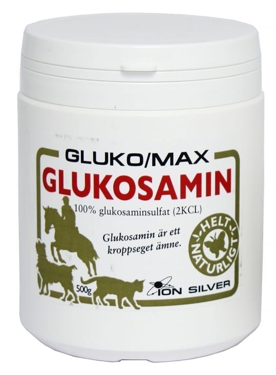 Glukosamin glukomax kosttilskudd hund hest