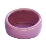 Keramikkskål ergonomisk lys rosa
