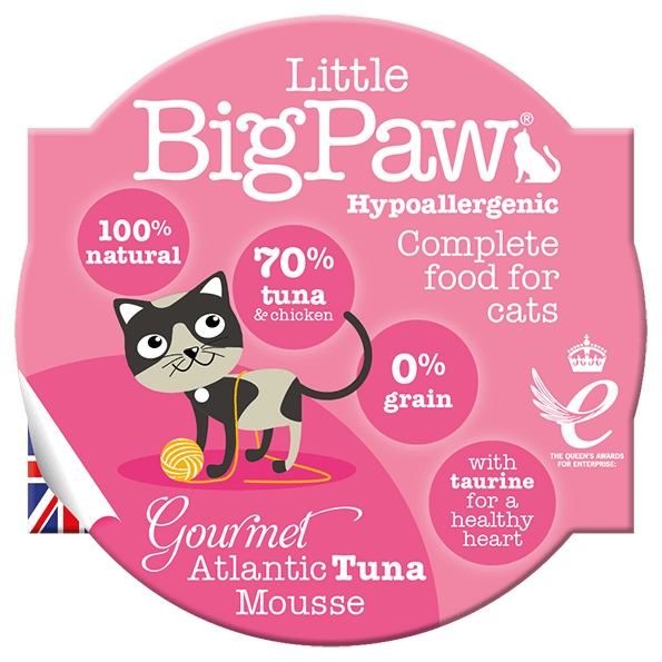 little big paw gourmet atlantic tuna mousse våtfôr