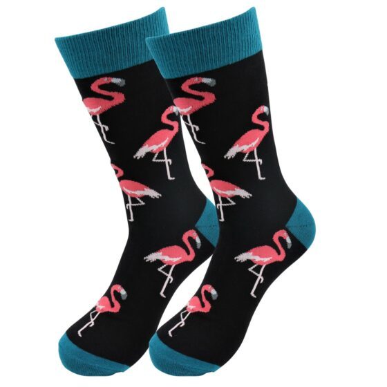 Flamingo-sokker i ulike Flamingo motiv og farger