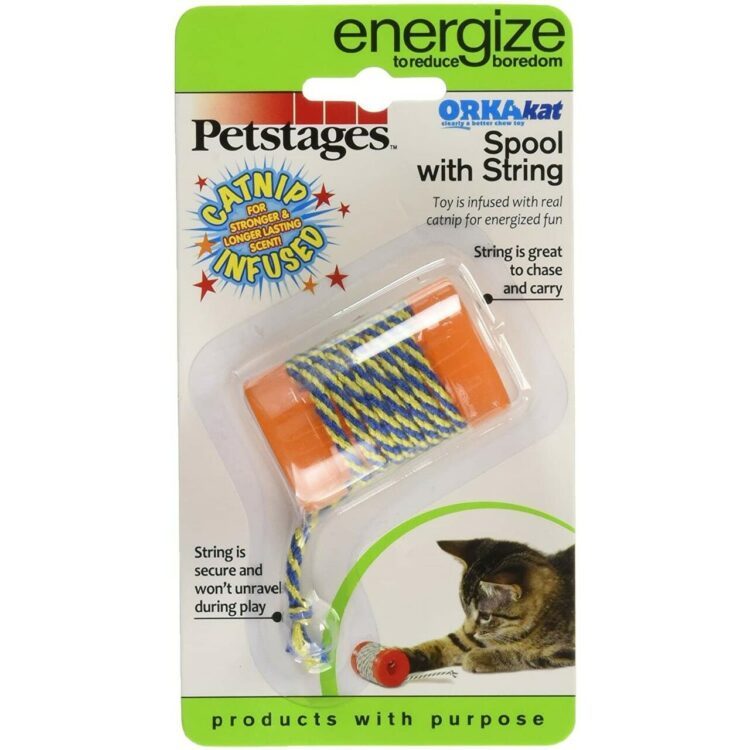 Petstages OrkaKat Catnip Spool katteleke