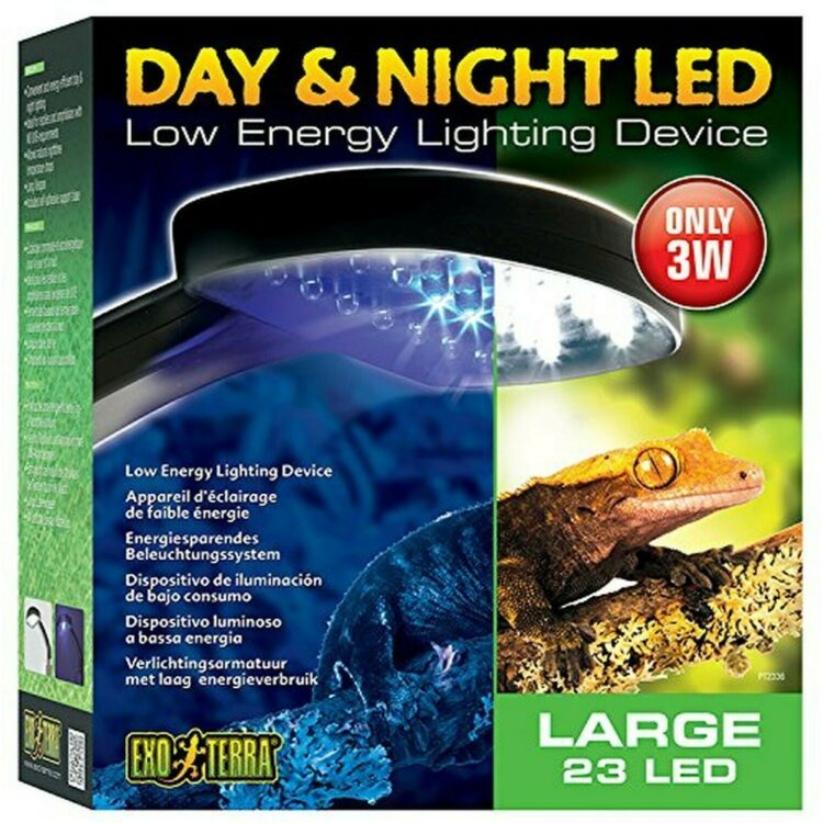 Dag - Natt LED 3W Exoterra 22 Vita-2 blå LED