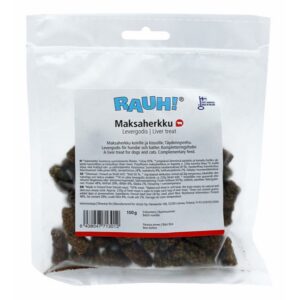 RAUH! Liver Treat Storfe Lever Godbiter til Hund og Katt 100g