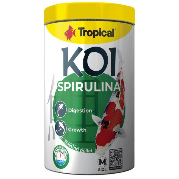 TROPICAL NEW KOI SPIRULINA PELLET SIZE M