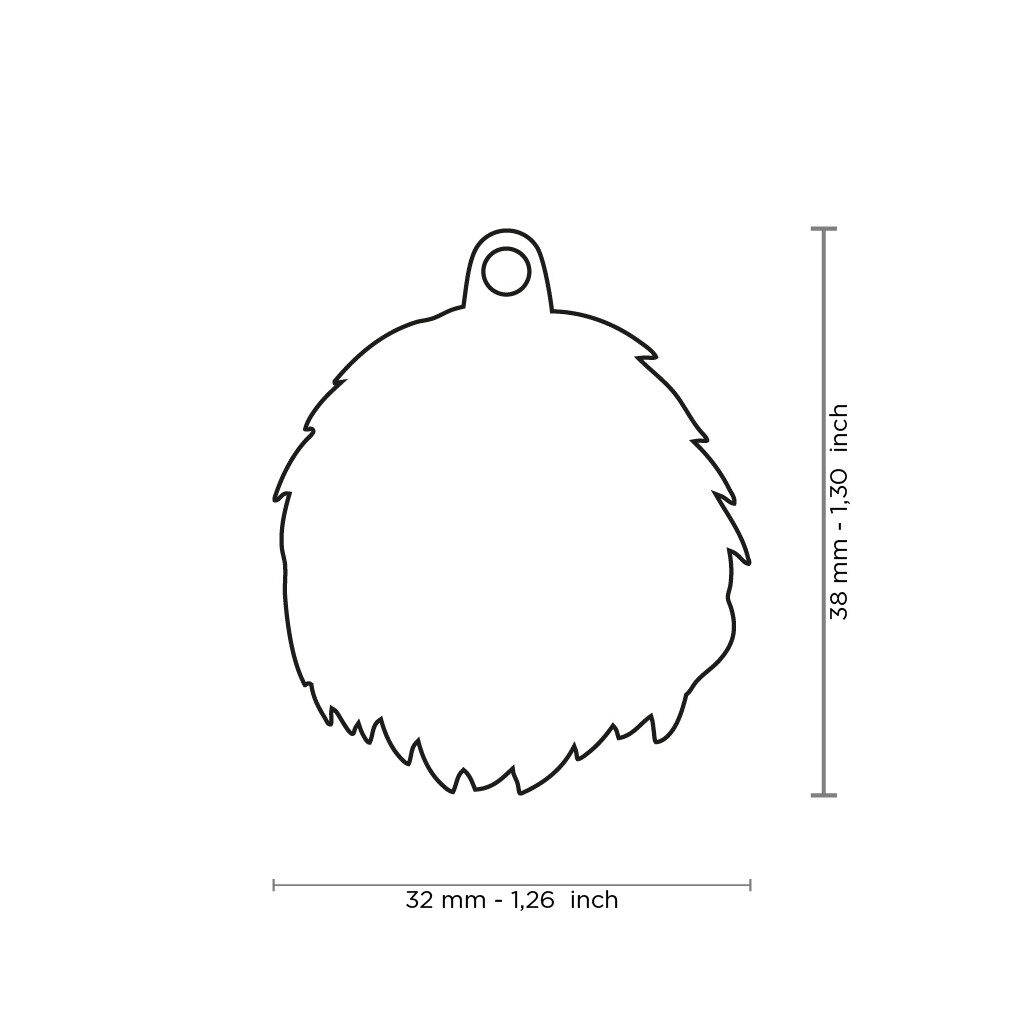 Myfamily Old English Sheepdog IDtag