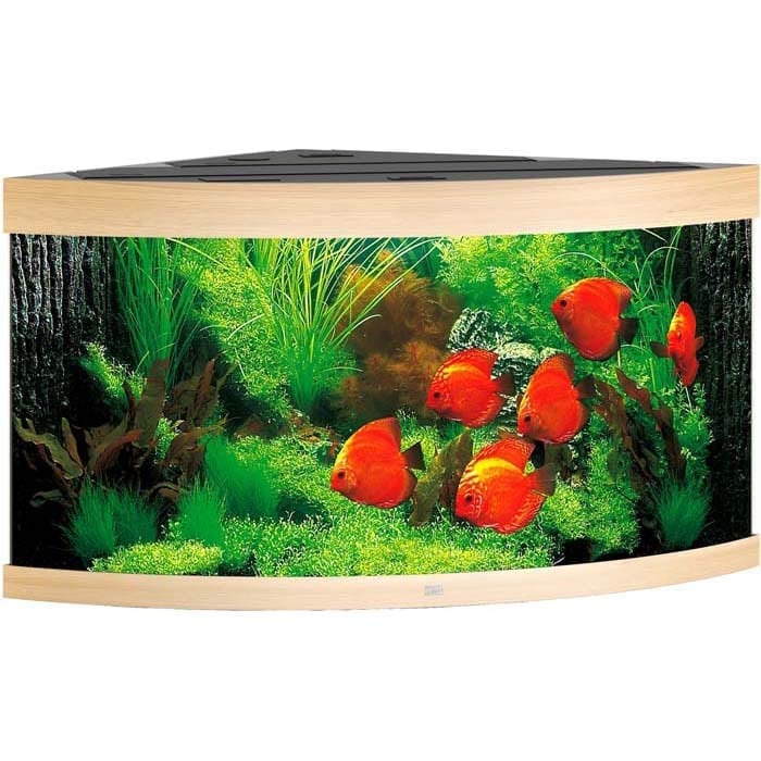 Juwel Hjørneakvarium LED Trigon 350 123x87x65cm - Eik