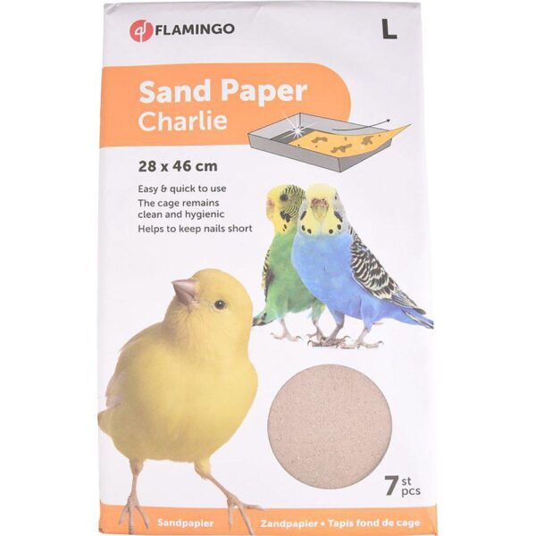 Sandpapir til fuglebur