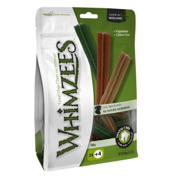 Whimzees Dentasticks Tygg i pose (3 størrelser)