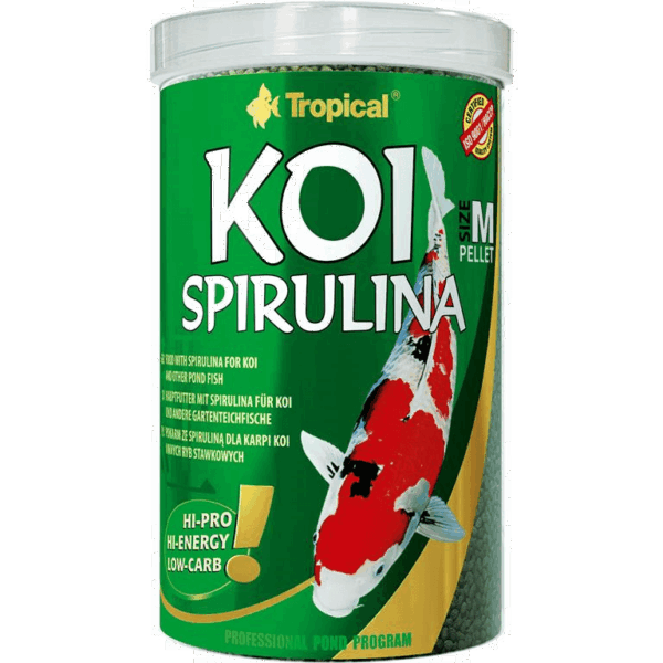 Tropical Koi Spirulina Pellet Size M