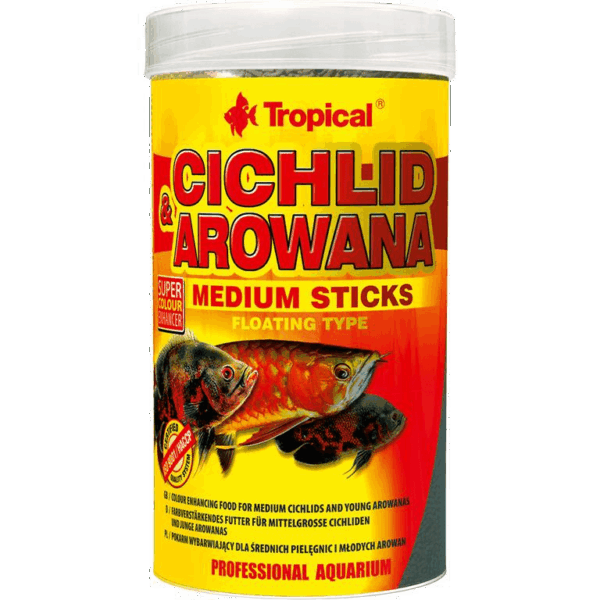 Tropical Cichlid-Arowana Sticks Medium