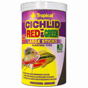 Tropical cichild red & green sticks large1000ml